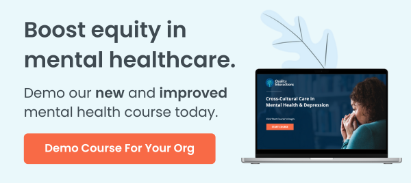 Demo mental health cultural competency